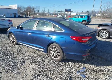 2015 Hyundai Sonata Sport z USA, uszkodzony, nr VIN 5NPE34AF2FH192069